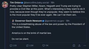 Tom Neuburger: Is the Trump Administration Out to Trigger Civil War Soon?