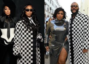 Who Wore It Better? Tyler Perry vs Brandy in Louis Vuitton’s $101,000 Pearl-Embroidered Damier Coat