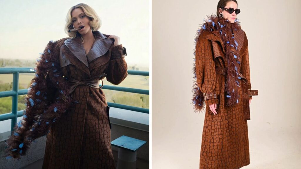 You Ask, We Answer: Beyonce Posed for the ‘Gram in a Chocolate Brown Rowen Rose Coat