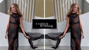 Margot Robbie Turns Up the Drama in Sheer Black Chanel Couture at a Press Event