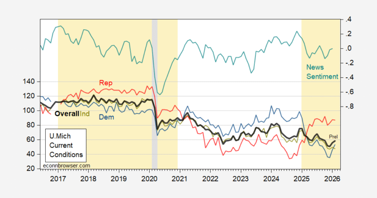 Quantifying Partisanship in Perceptions of Current Economic Conditions