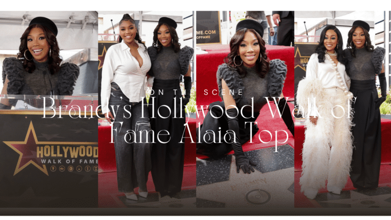 Brandy Wears Alaïa Fall 2025 To Get Her Star on the Hollywood Walk of Fame, Joined by Issa Rae, Monica, Kehlani, and More!