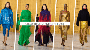Akris Fall 2026 Show Review: Bold Colors, Gold Fringe and Chunky Knits as Albert Kriemler Explores Texture and Craft in Collaboration with Olga de Amaral