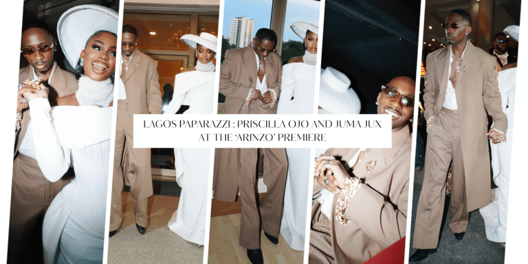 Lagos Paparazzi Flash : Priscilla Ojo and Juma Jux at the ‘Arinzo’ Premiere