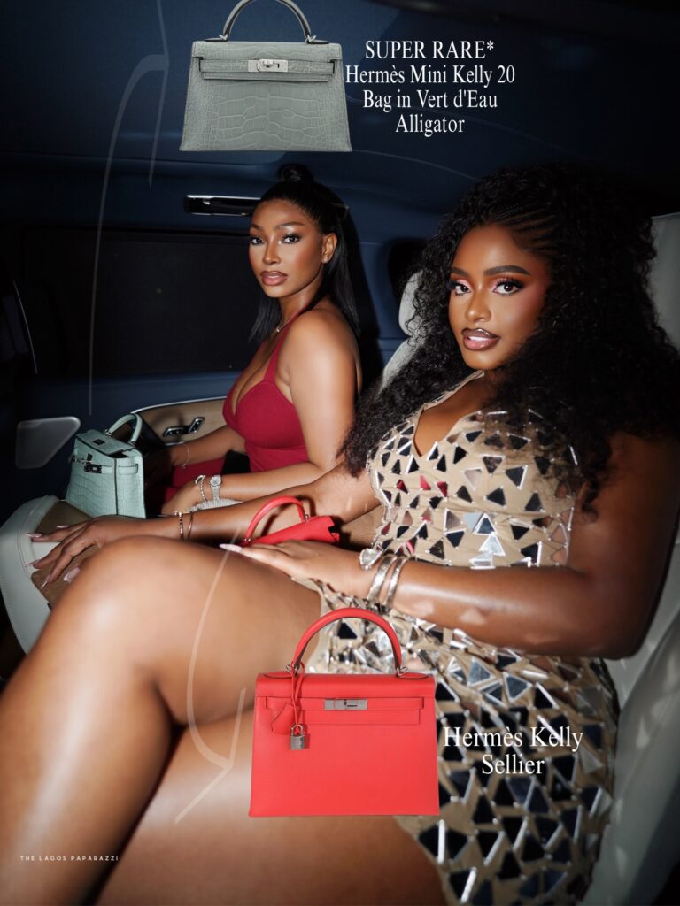 The Lagos Paparazzi Flash: Ama Reginald and Sophia Egbueje in Hermes Kelly Bags, Bvlgari Jewelry, and Luxury Timepieces