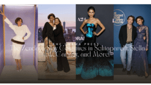 Zendaya’s The Drama Slay Continues in Blue Schiaparelli Gown, Zimmermann Corset Dress for Fallon Tonight, Erdem on GMA, and More!