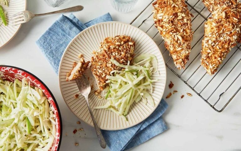 Air Fryer Pretzel Chicken Schnitzel