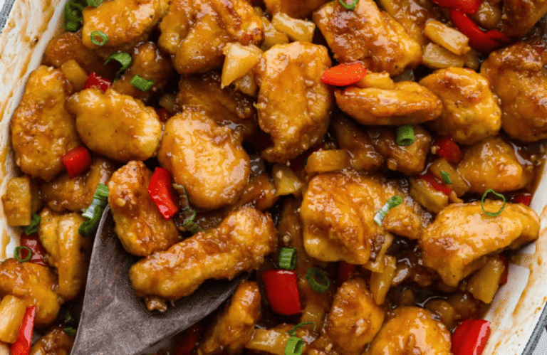Baked Sweet Hawaiian Chicken with Pineapple
