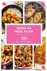 Easy Weekly Meal Plan (Family-Friendly Dinner Ideas)