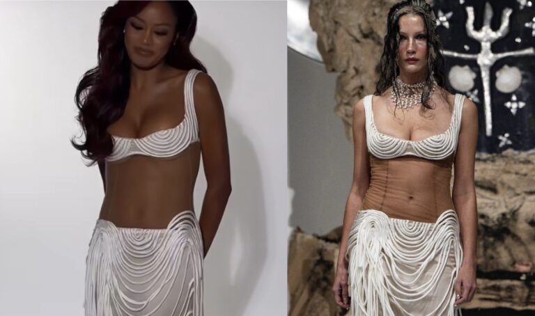 Ciara Miller Wore a Dipetsa SS26 Rope Fringe Look at the Summer House Reunion