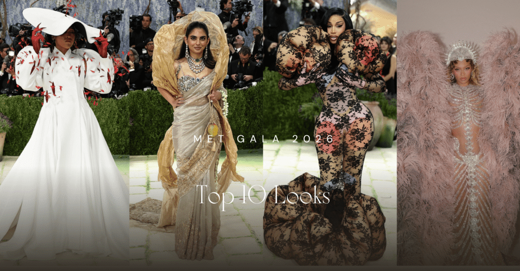 Top 10 Looks from the Met Gala 2026: Isha Ambani in Gaurav Gupta, Cardi B in Marc Jacobs, Naomi Osaka in Robert Wun, Beyonce in Olivier Rousteing, and More!