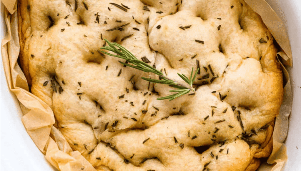 Slow Cooker Focaccia Bread (Easy Recipe)