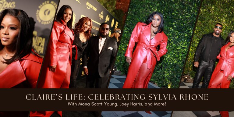 Claire’s Life: Celebrating Sylvia Rhone with Mona Scott Young, Joey Harris, and More in a Red Althea Mink Leather Coat