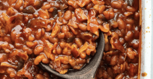 Easy Baked Beans with Bacon and Brown Sugar