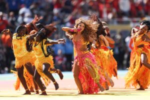 Shakira Wows at FIFA World Cup 2026 Final Halftime Show in Custom Crystal-Embellished Roberto Cavalli by Fausto Puglisi