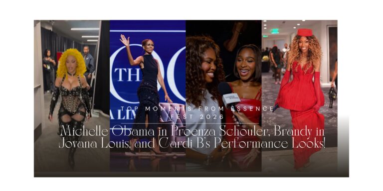 Top 5 Moments from Essence Fest 2026: Michelle Obama in Proenza Schouler, Brandy in Red Jovana Louis, Cardi B’s Performance Looks, and more!