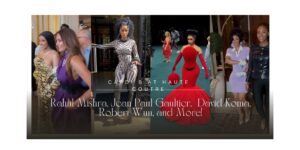 Cardi B Stuns at Paris Couture Week in Rahul Mishra, Striped Jean Paul Gaultier, Snake Print David Koma, Red Robert Wun, and More!