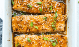 Maple Glazed Salmon (Easy Sweet and Savory Dinner)