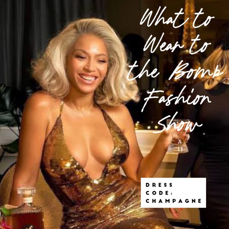 The Bomb Fashion Show Is Coming — Here’s Your Champagne Dress Code Inspiration