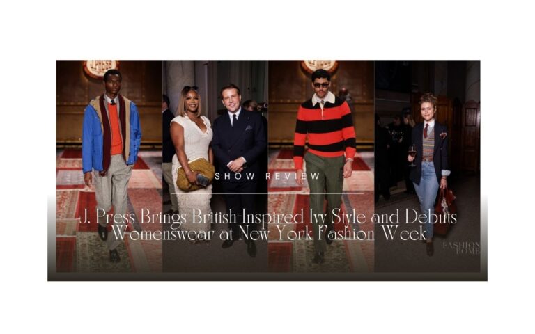 J. Press Brings British-Inspired Ivy Style and Debuts Womenswear at New York Fashion Week