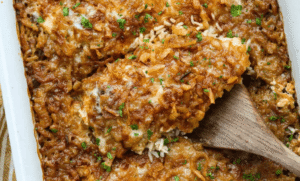 French Onion Chicken and Rice Casserole