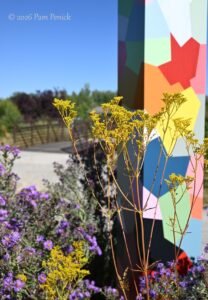 Autumnal prairie garden, chromatic art at Gardens on Spring Creek