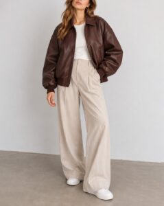 Why the Oversized Leather Jacket Is Having a Fashion Moment Again